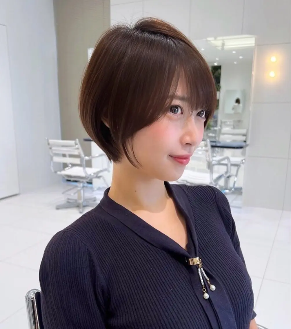 ショート 尾前 了守のヘアスタイル