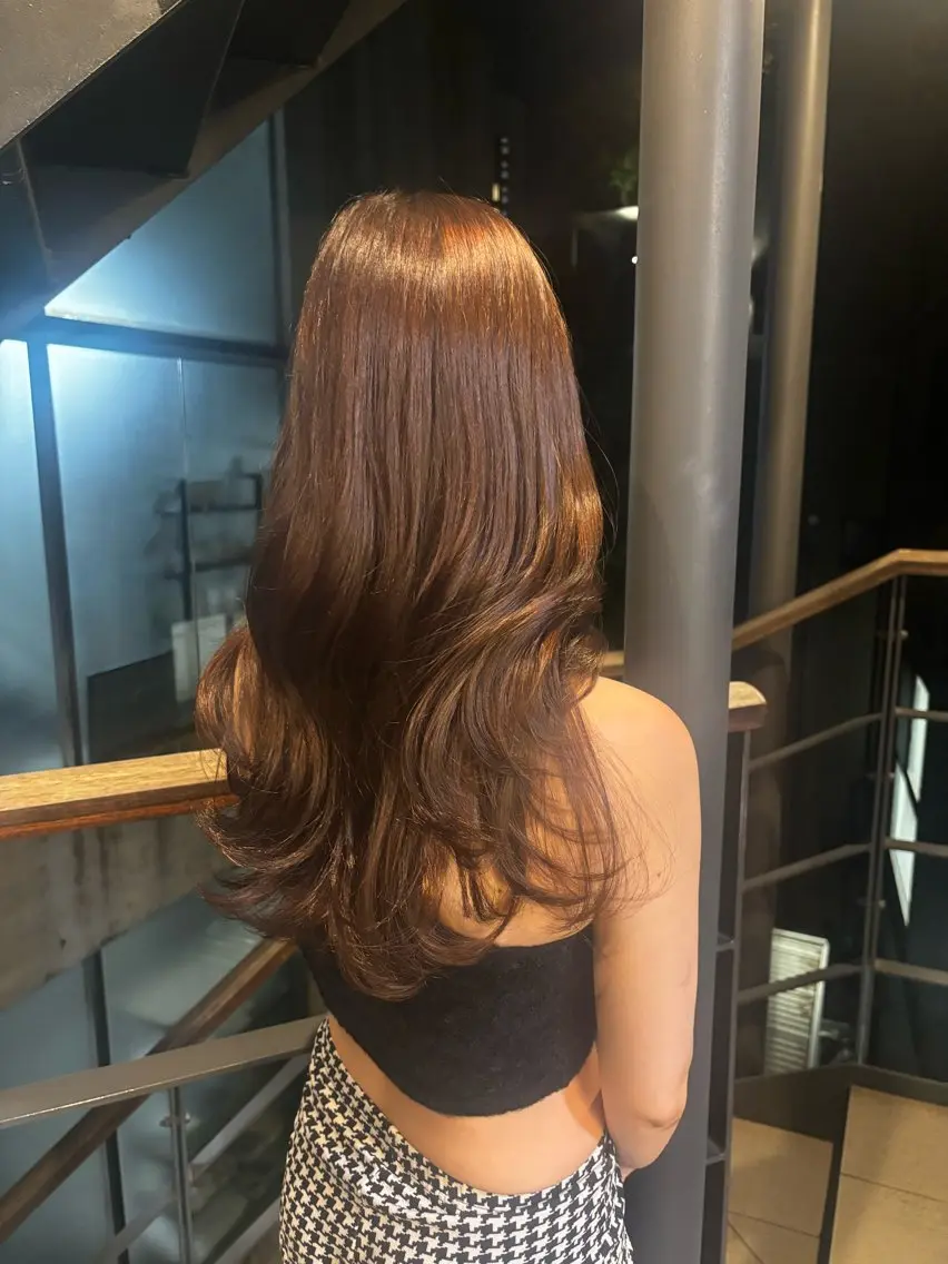 ロング 韓国スタイル Akiraのヘアスタイル