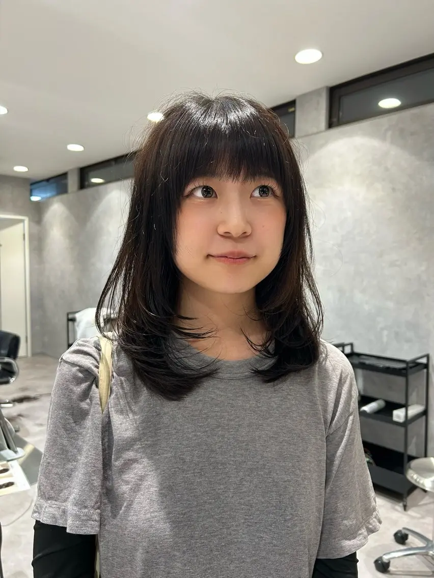 ミディアム ⭐️HEDI YUKI⭐️のヘアスタイル