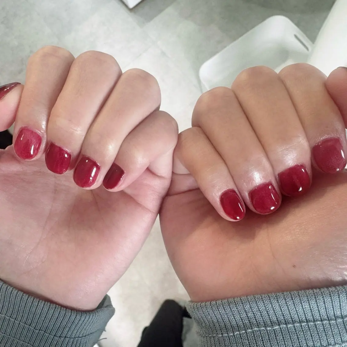 ネイル 赤色 ハンドネイル リカ ♡のネイルデザイン