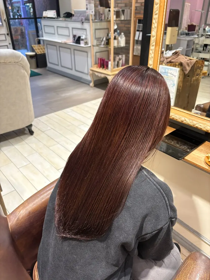 ロング カラー ヘアカラー トリートメント SUZUKIAIRI メンズ/艶髪カラーのヘアスタイル