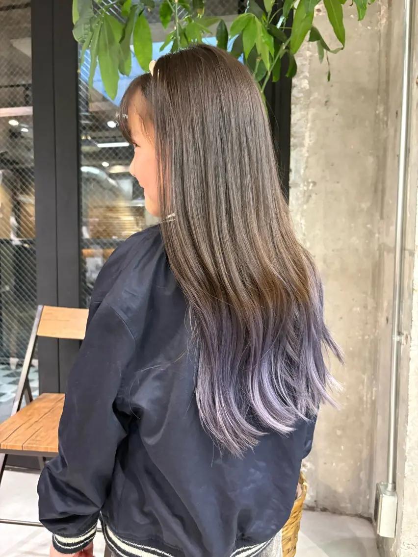 ロング カラー グラデーションカラー ♡ハイライトカラー shinri♡のヘアスタイル