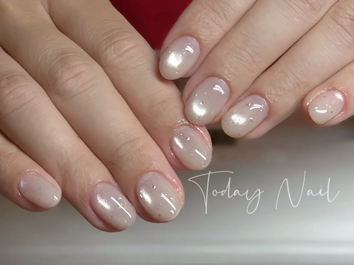 ネイル マグネットネイル シンプルネイル 夏ネイル ハンドネイル りゅうToday Nailのネイルデザイン