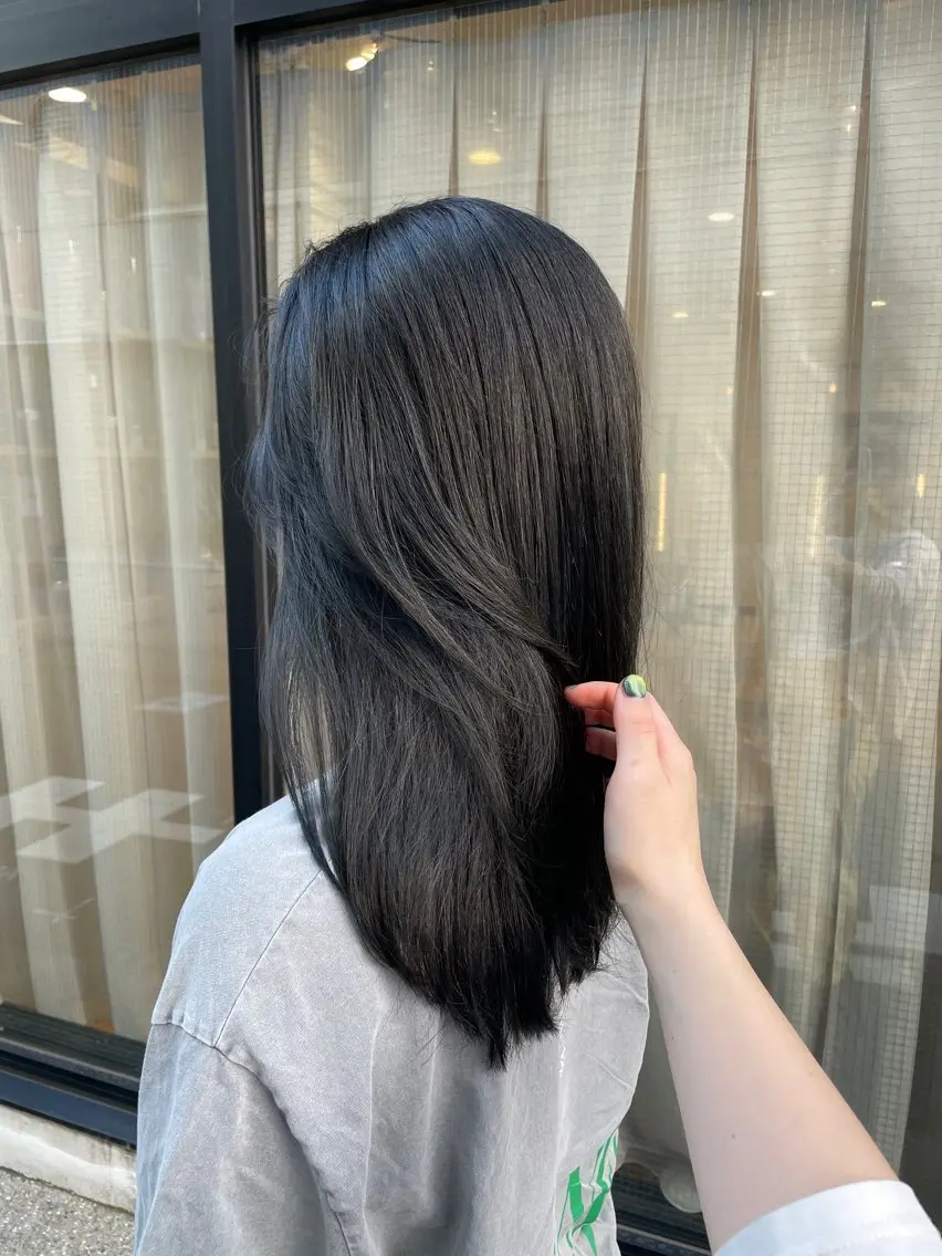 ミディアム カラー カット ヘアカラー カラー/レイヤー/ 髪質改善/PAAQのヘアスタイル