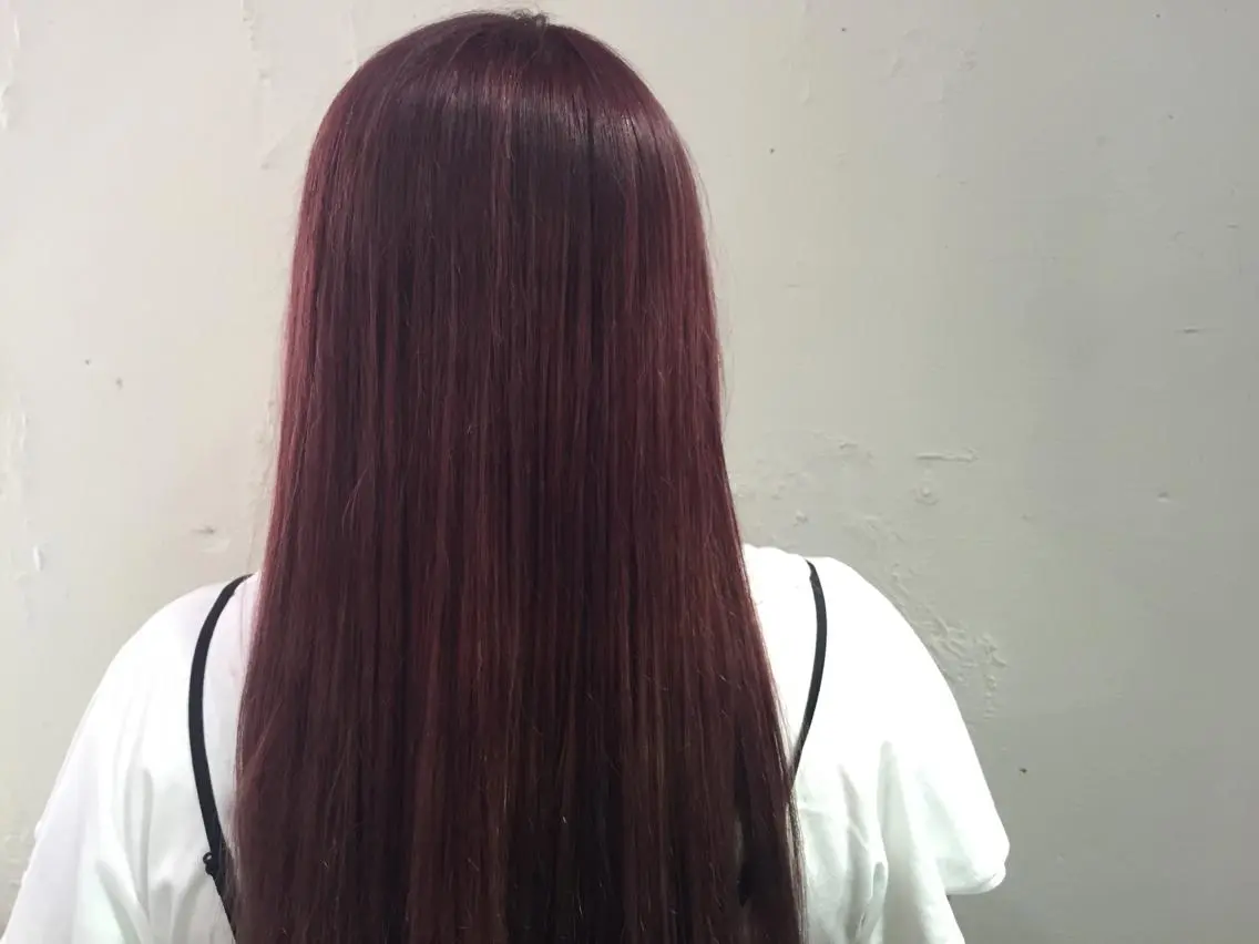 ロング カラー eri kinjoのヘアスタイル