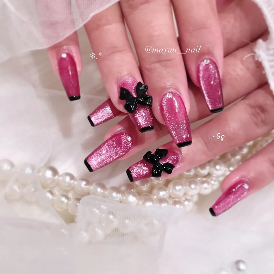 ネイル ハンドネイル 🎀 Mayu 🎀痛ネイルのネイルデザイン