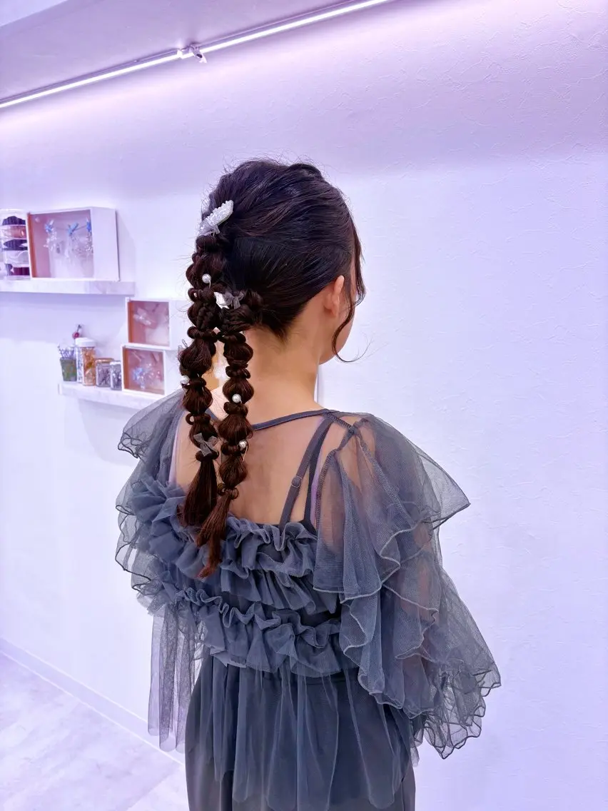 ロング ヘアアレンジ ヘアセット ヘアセット／六本木 Yukaのヘアスタイル