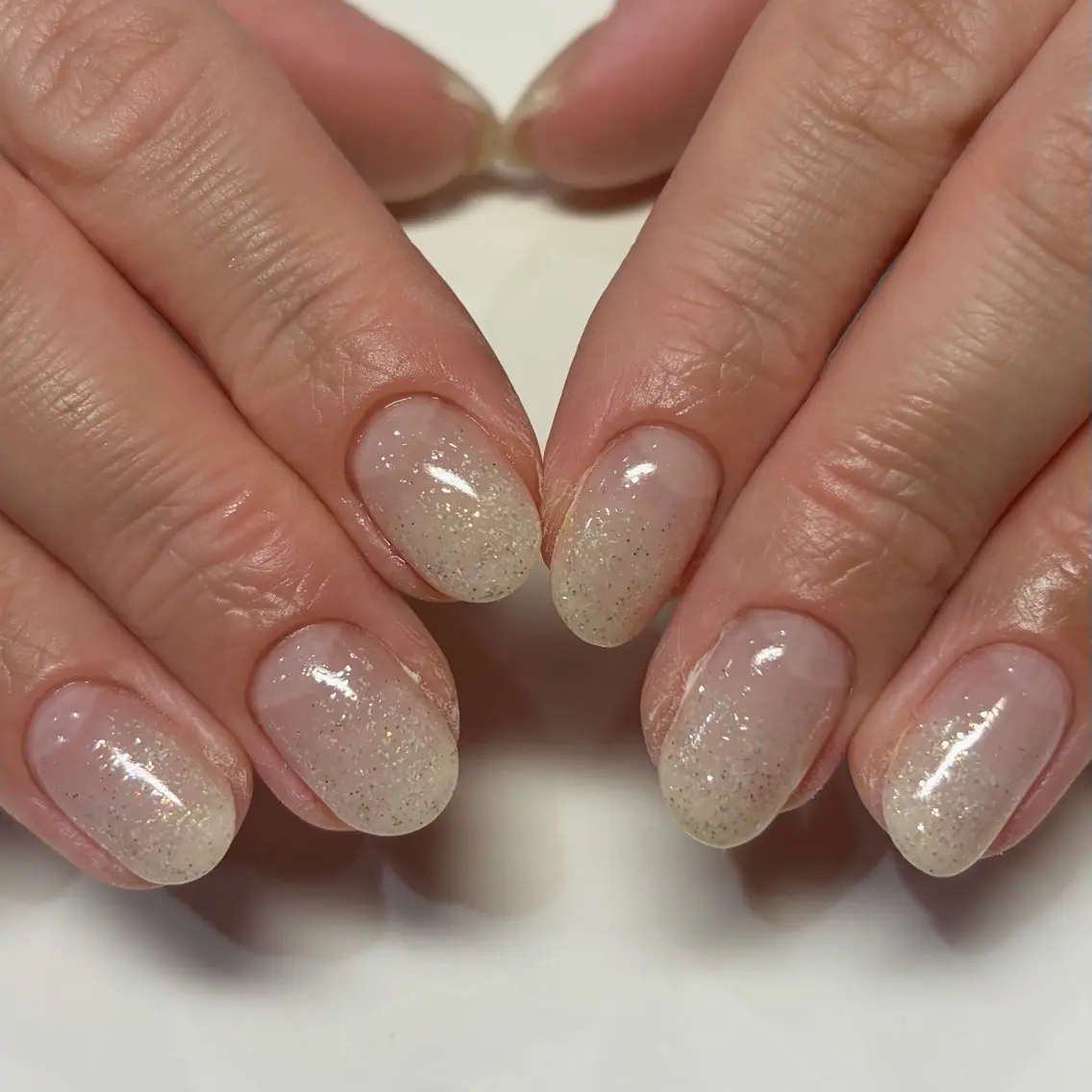 ネイル グラデーション ラメ(グリッター) ラメグラデーション 3Qnail Akazawaのネイルデザイン