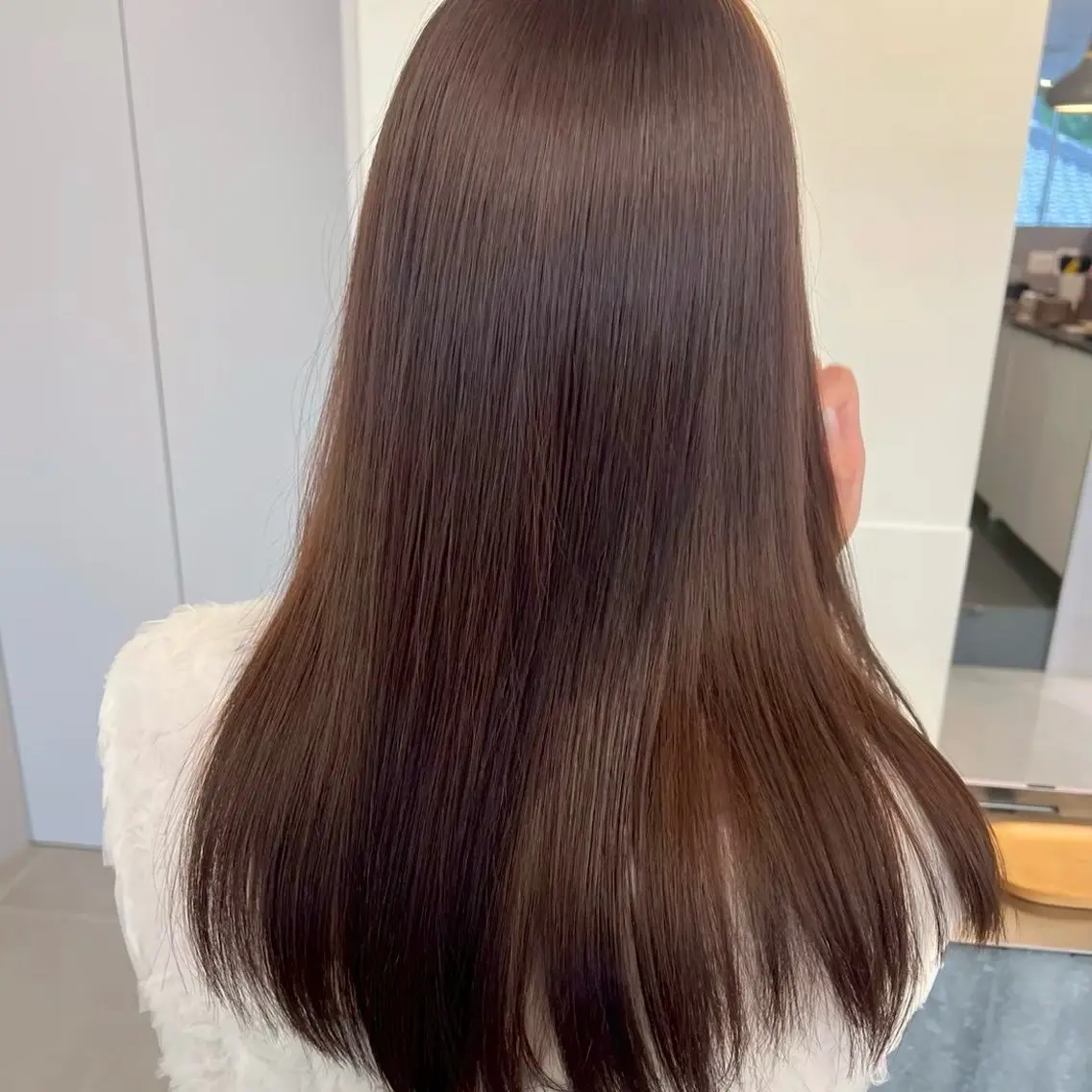ロング カラー ヘアカラー 縮毛矯正 トリートメント 縮毛矯正/レイヤー /kirara🌼のヘアスタイル