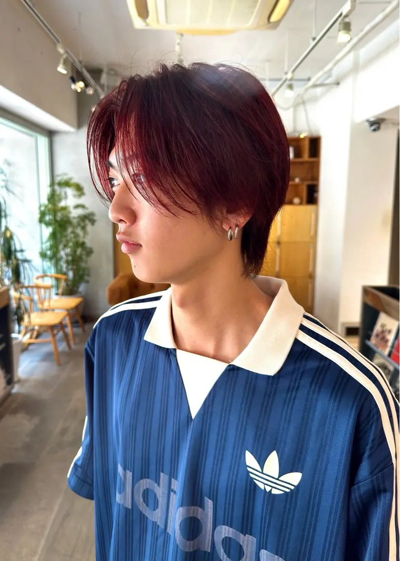 ショート カラー メンズ カット ヘアカラー トリートメント 髪質改善/メンズヘア 上野 聖斗🌱‬‪のヘアスタイル