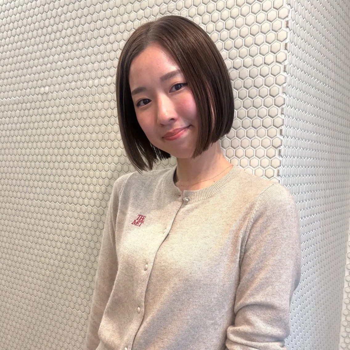 ショート カット ヘアカラー 似合わせボブカット/ 髪質改善/細川実知香のヘアスタイル