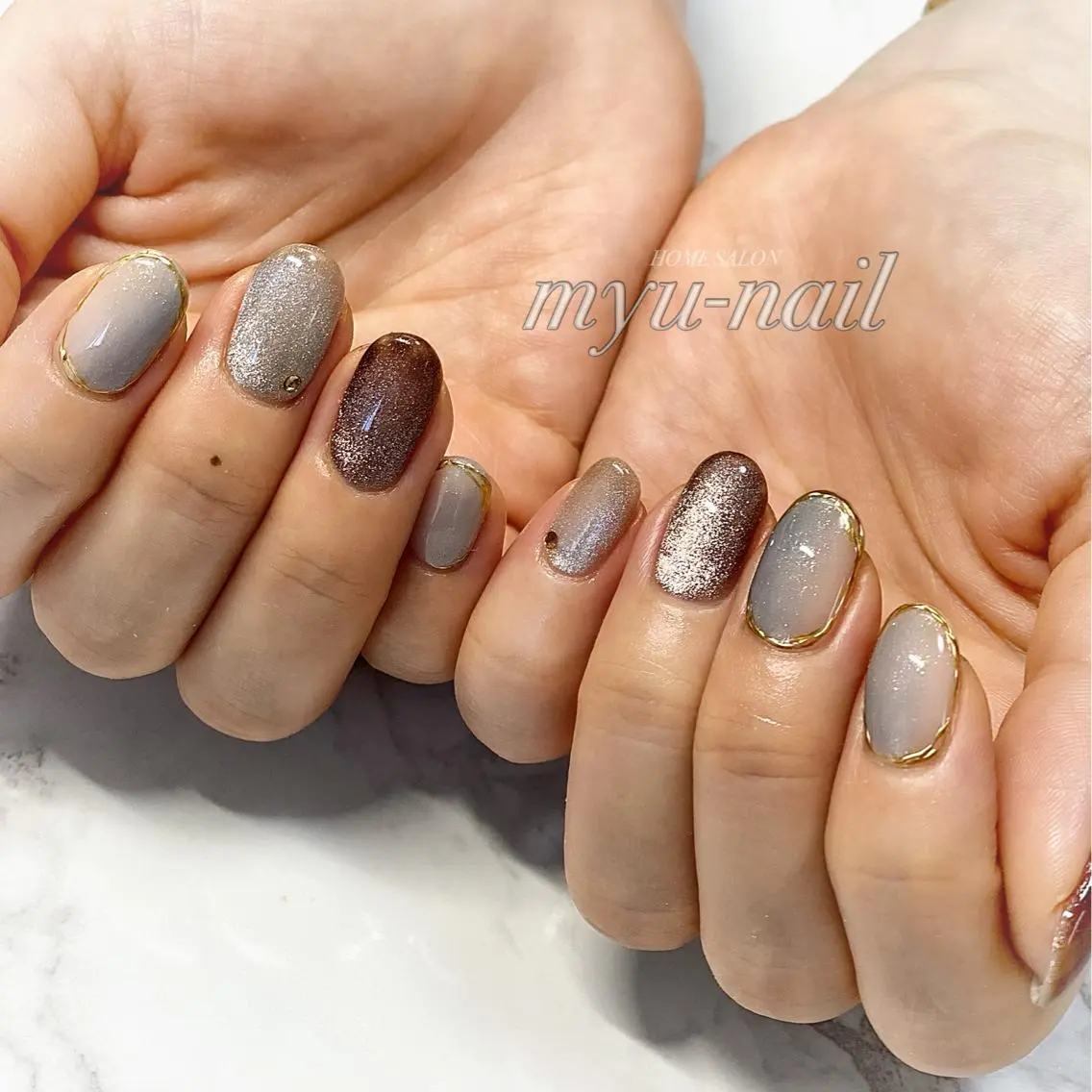 ネイル ホームサロン myu-nailのネイルデザイン