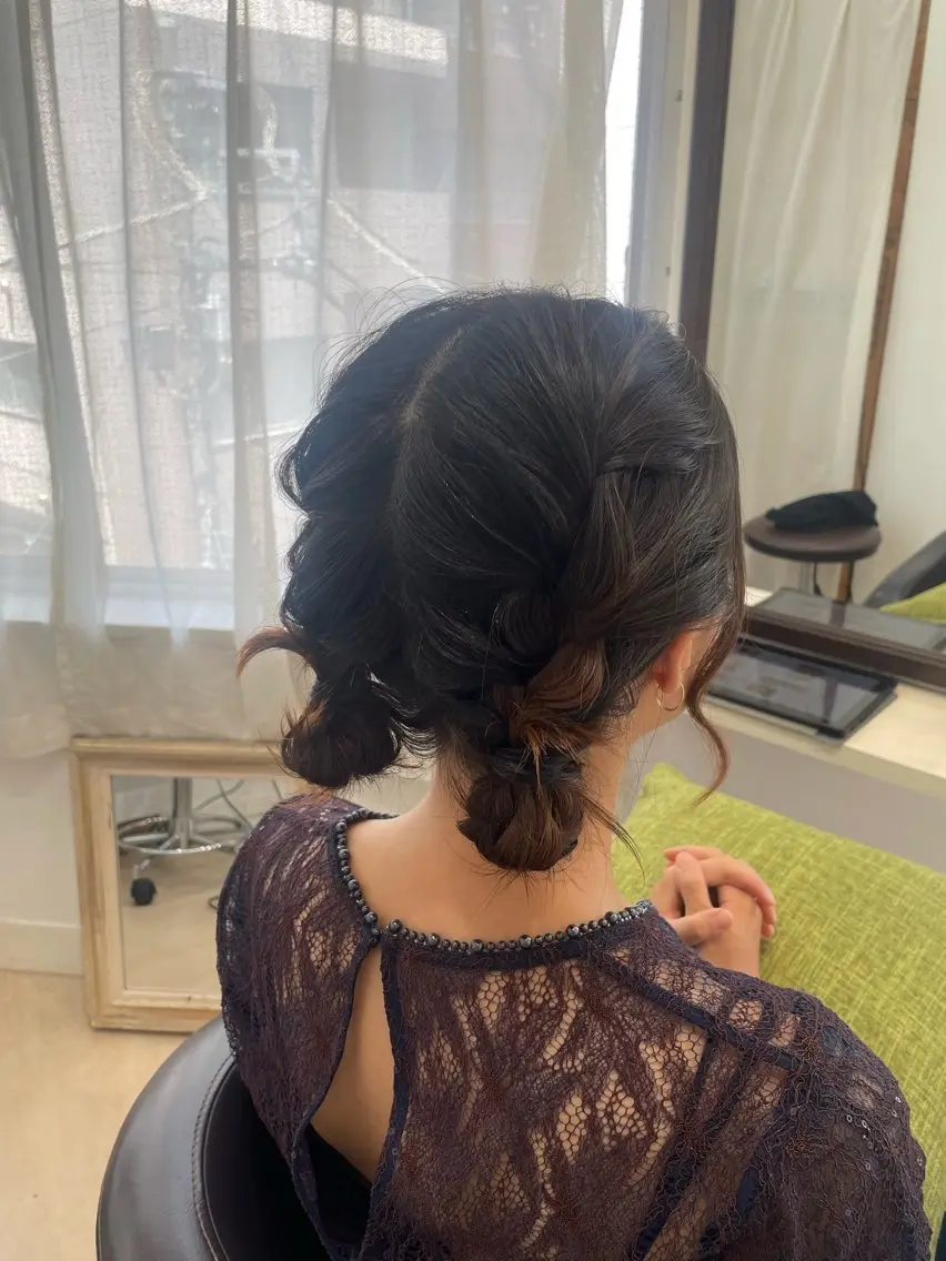 ヘアアレンジ 🫧arisa🫧 レイヤー/アレンジのヘアスタイル