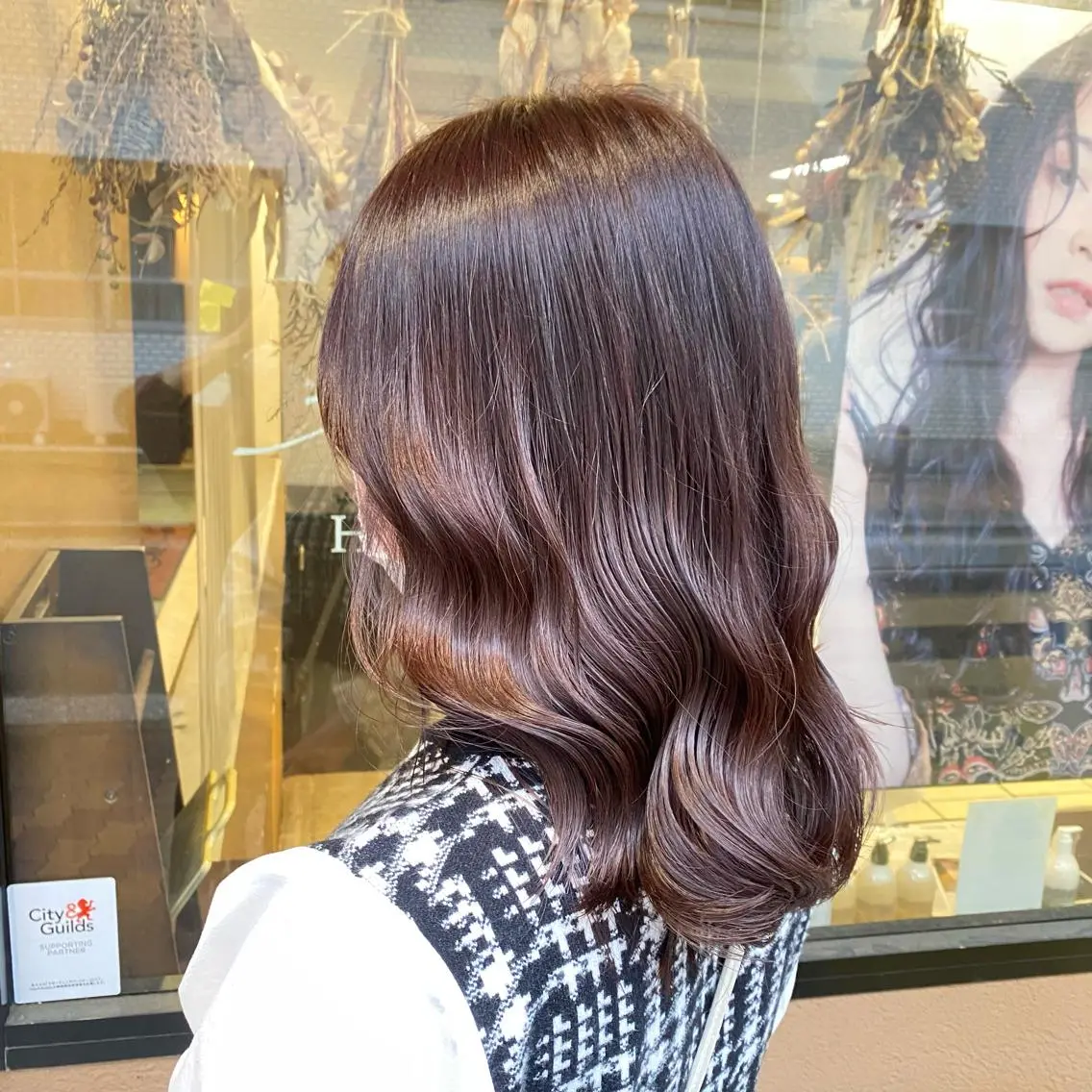 セミロング カラー 高槻No.1🇰🇷 韓国ヘア 橋口陽太のヘアスタイル
