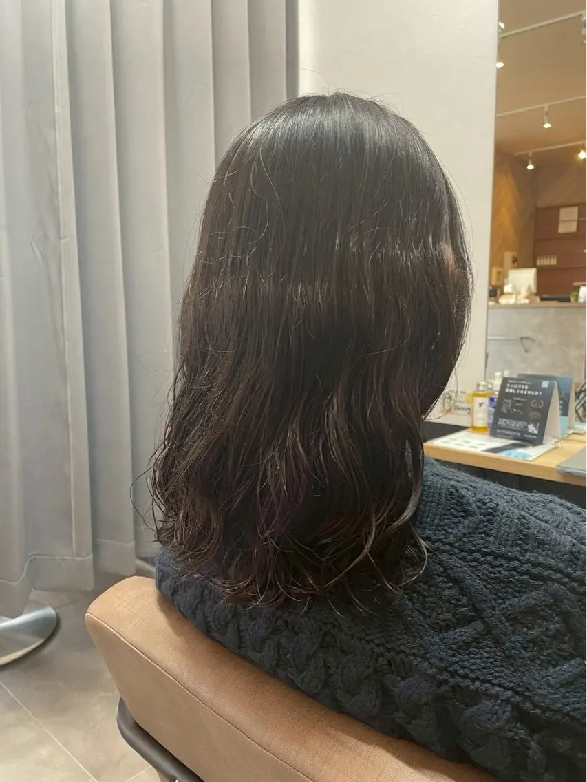 ロング カット パーマ 梨沙_ 蘇我2号店のヘアスタイル