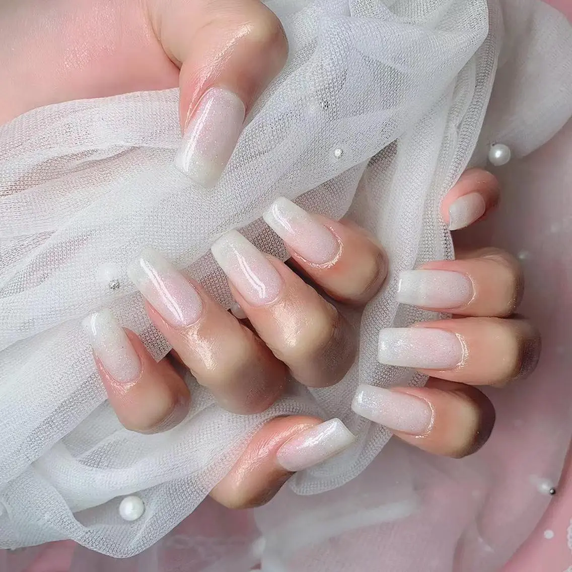 ネイル 長さ出し ネイルチップ Nail Salon kihi大塚店のネイルデザイン