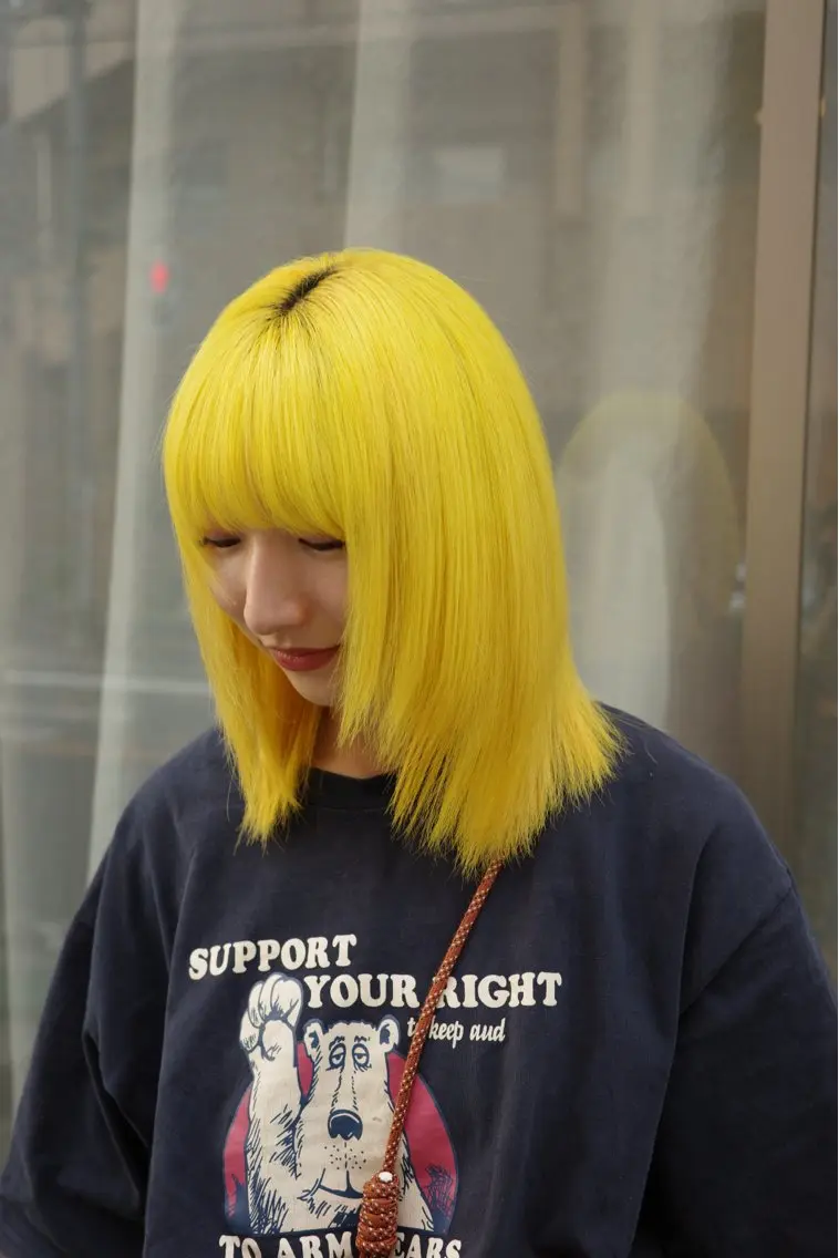 ミディアム カラー ohasi yunaのヘアスタイル