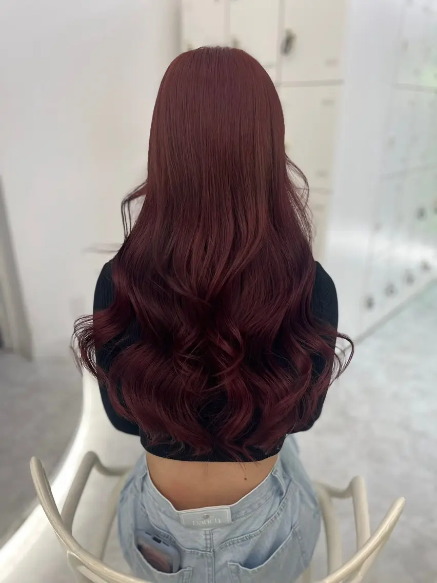 ロング 🍒韓国暖色ヘア NO.1🍒🪽のヘアスタイル