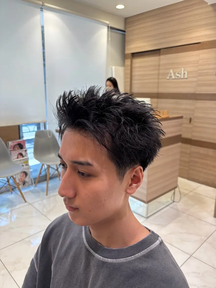 メンズ カット 🫧韓国レイヤー🫧 山本 侑平のヘアスタイル