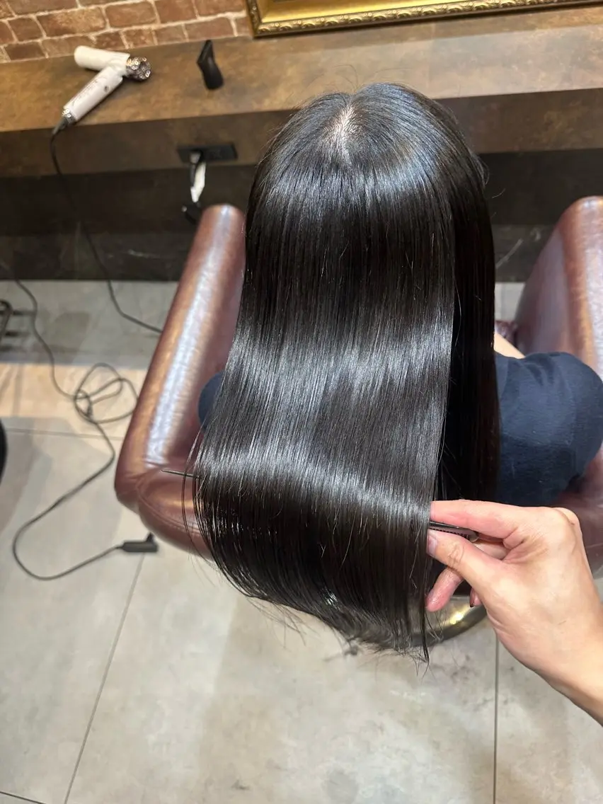 ロング カット トリートメント 髪質改善サロン Bejittoのヘアスタイル