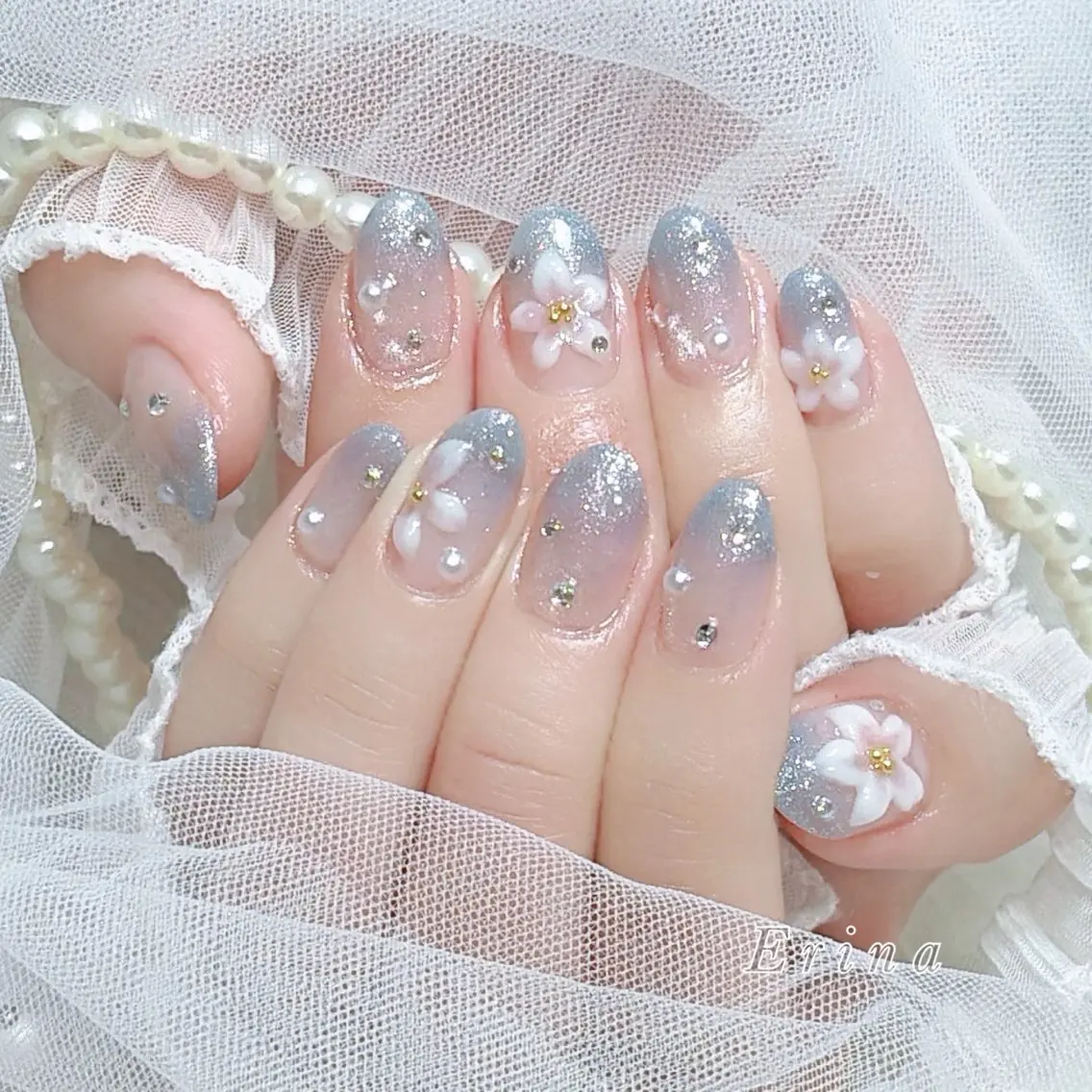 ネイル Erina🐱 フィルイン💅パラのネイルデザイン