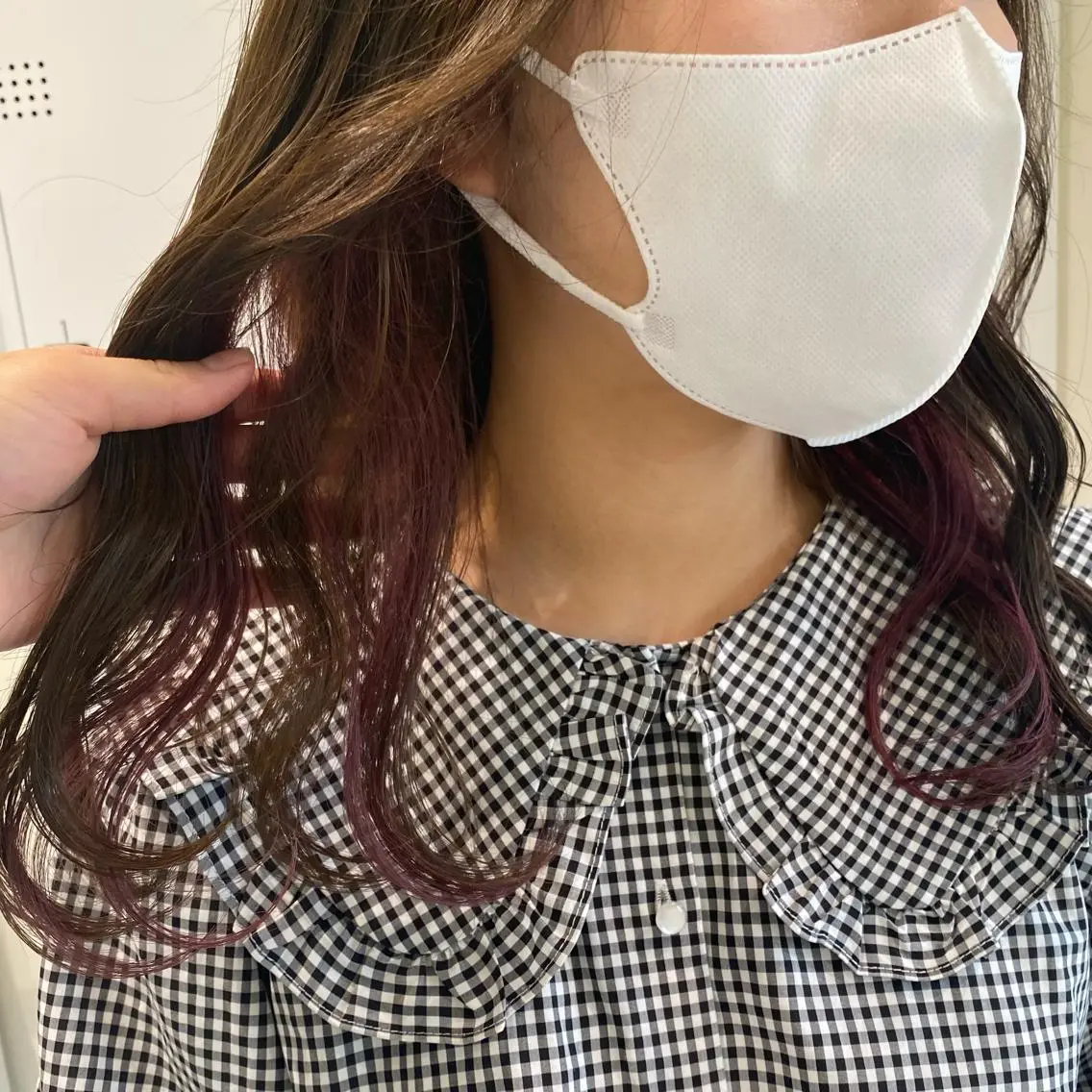 カラー ベージュカラー ブリーチ ダブルカラー ブリーチなしカラー ピンクカラー 暖色カラー /ヘアアレンジ/花鈴のヘアスタイル