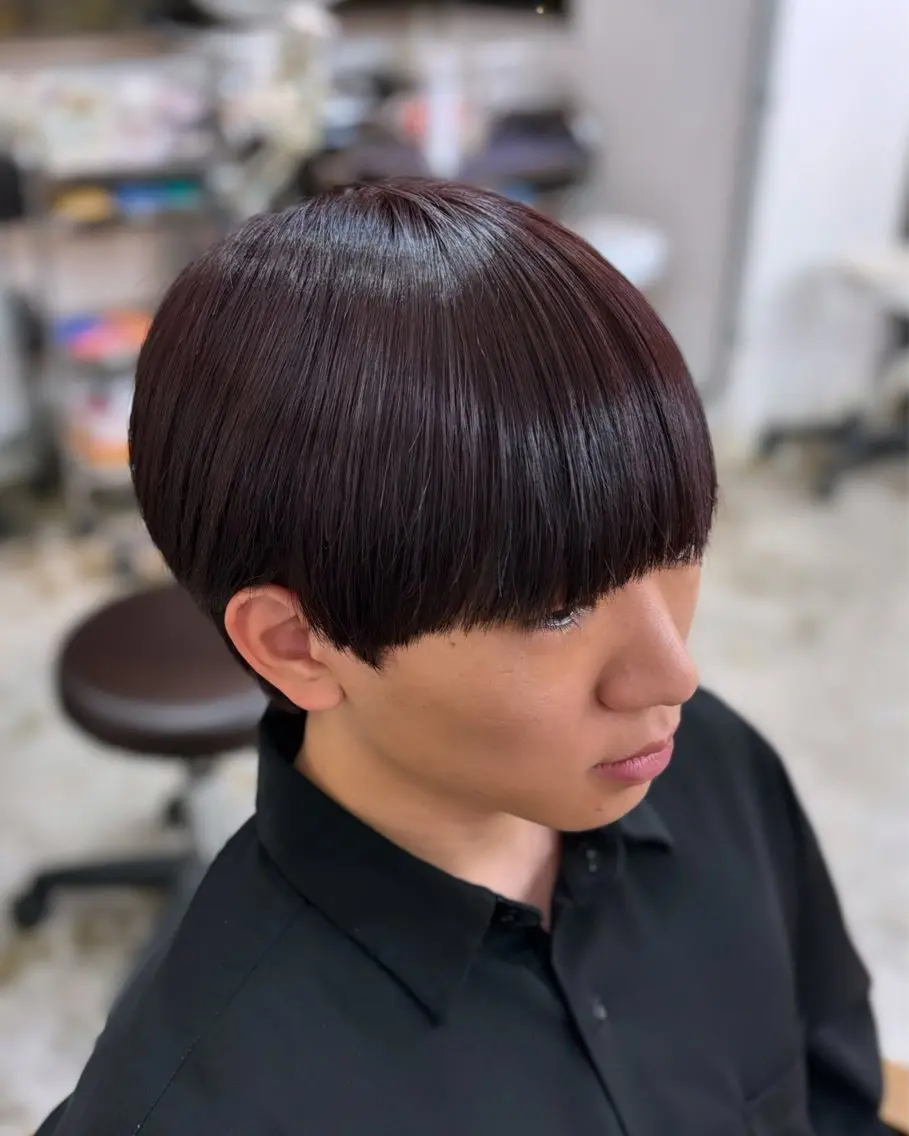 メンズ マッシュ 金子 千登のヘアスタイル