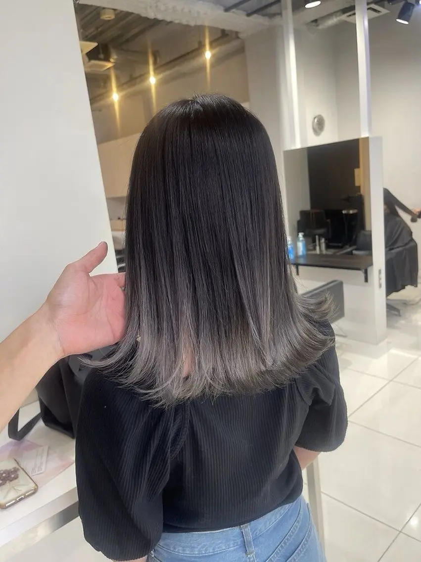 ミディアム カラー 宮嶋 蓮のヘアスタイル
