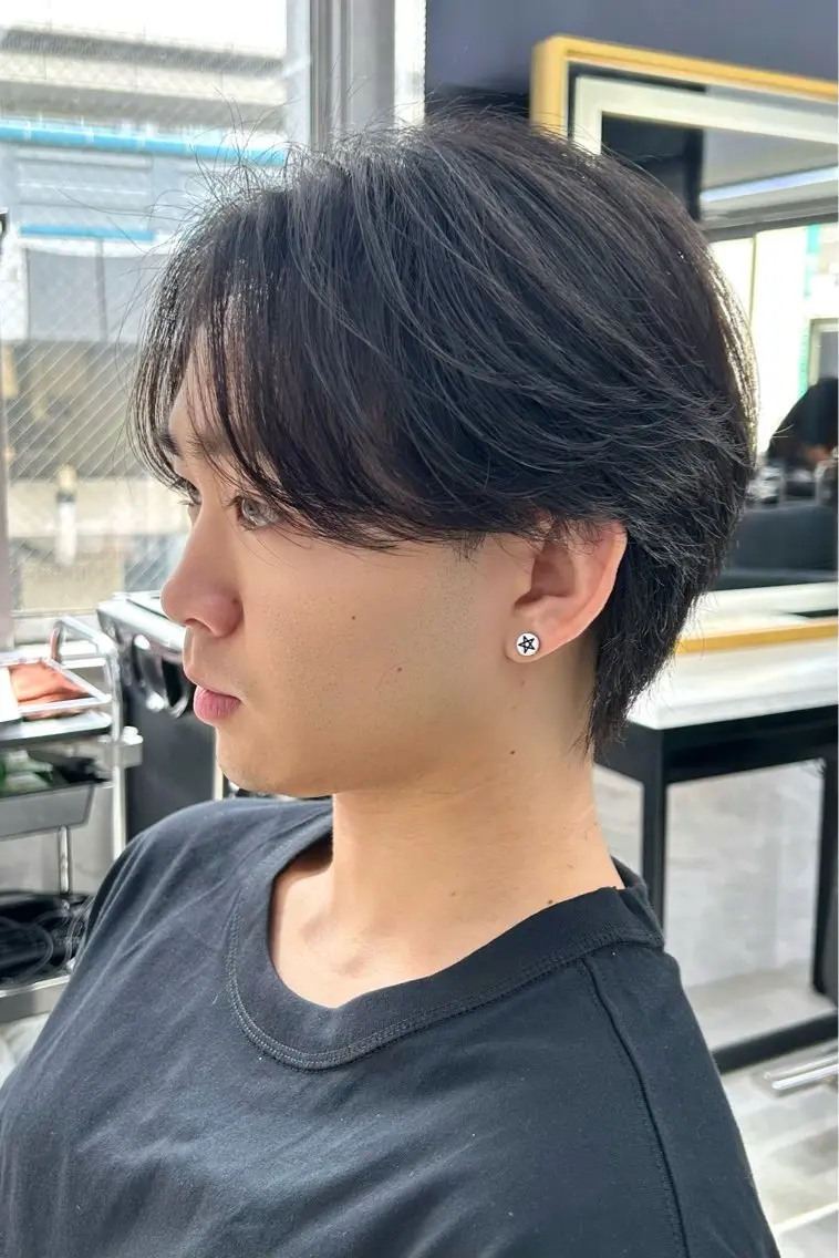 ショート カラー メンズ カット ヘアセット メンズスタイリスト 前田雄輝のヘアスタイル