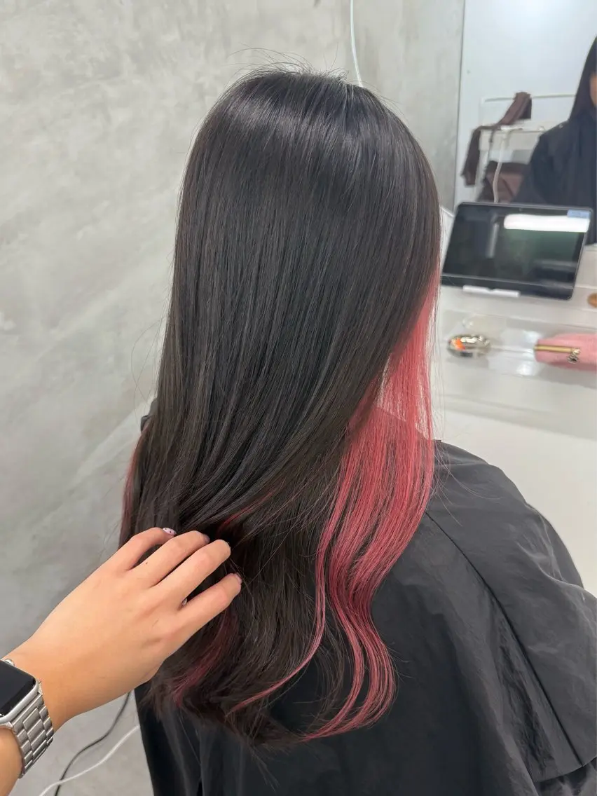 ロング カラー ヘアカラー トリートメント yuuna ✮ door whiteのヘアスタイル