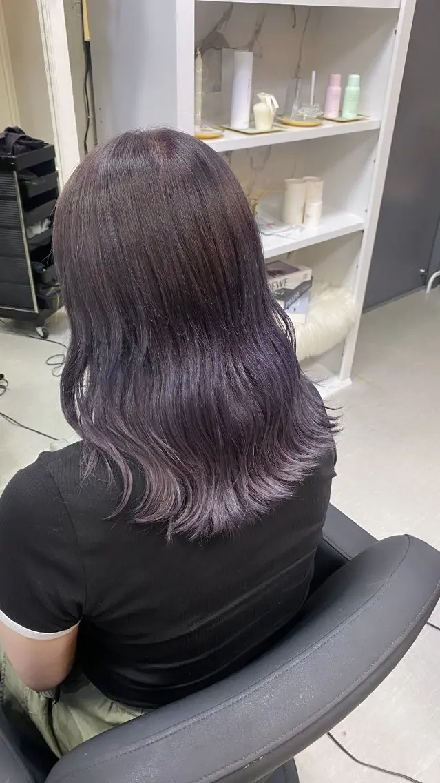 カラー ラベンダーカラー XELM高崎 🤍Kyokaのヘアスタイル