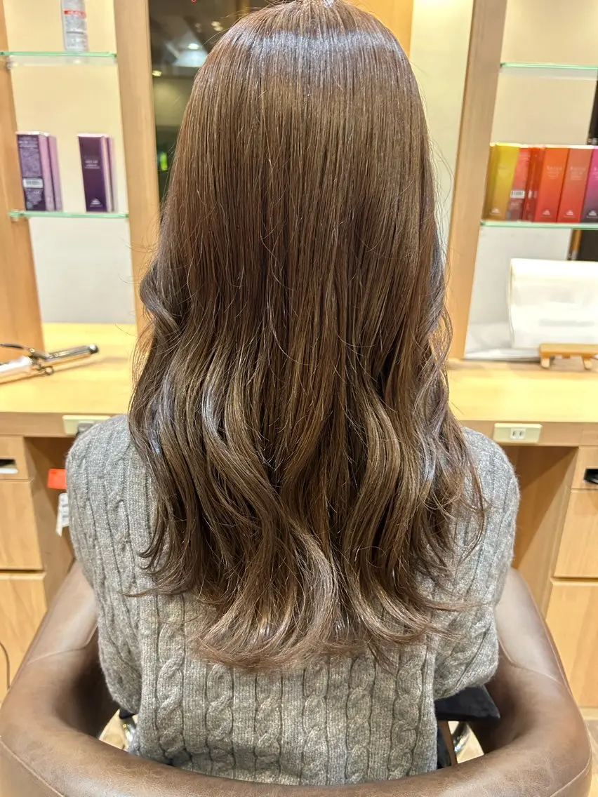 カラー ブラウンカラー ショコラブラウン Dali 新さっぽろ Ricoのヘアスタイル