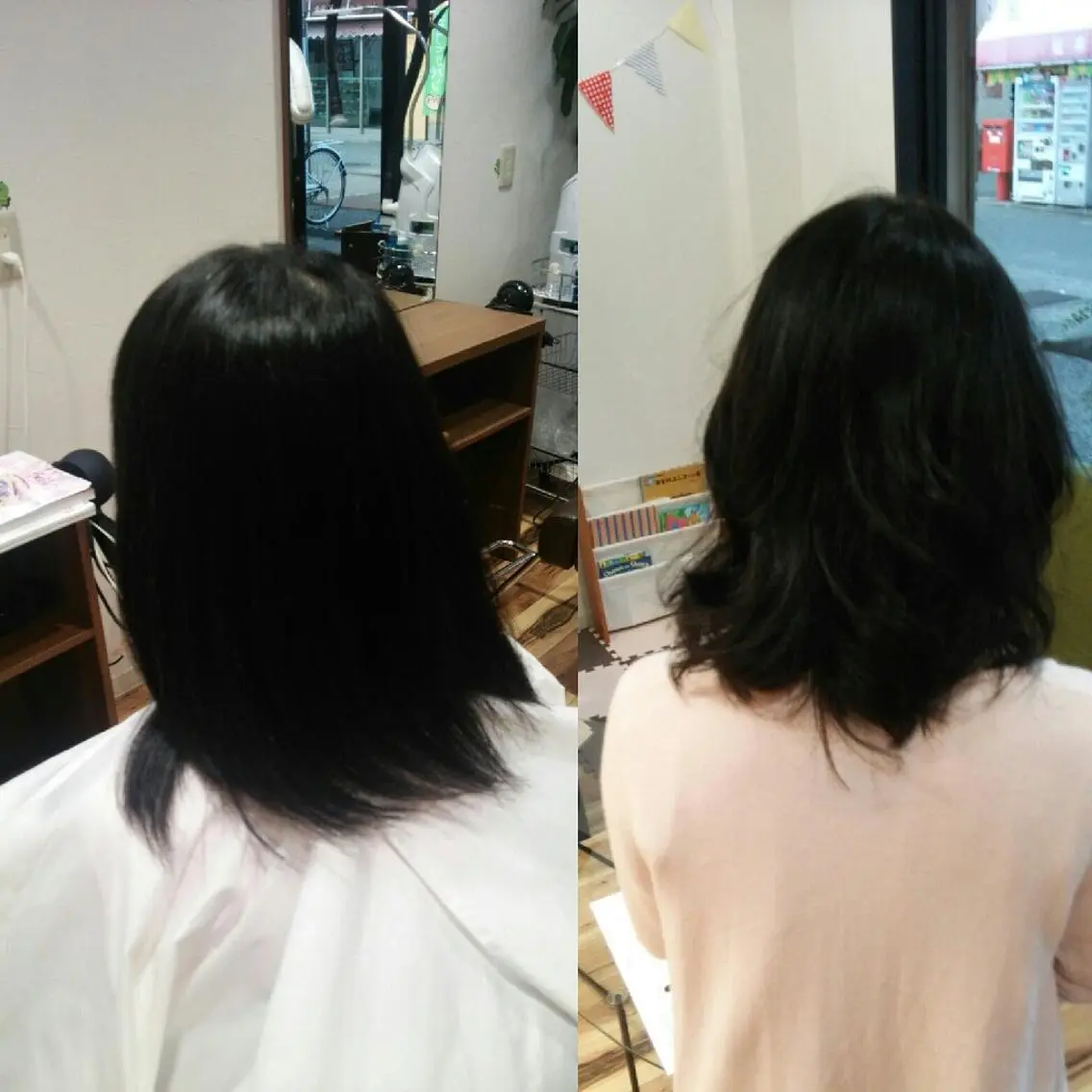 セミロング トリートメント 北福 友晴のヘアスタイル