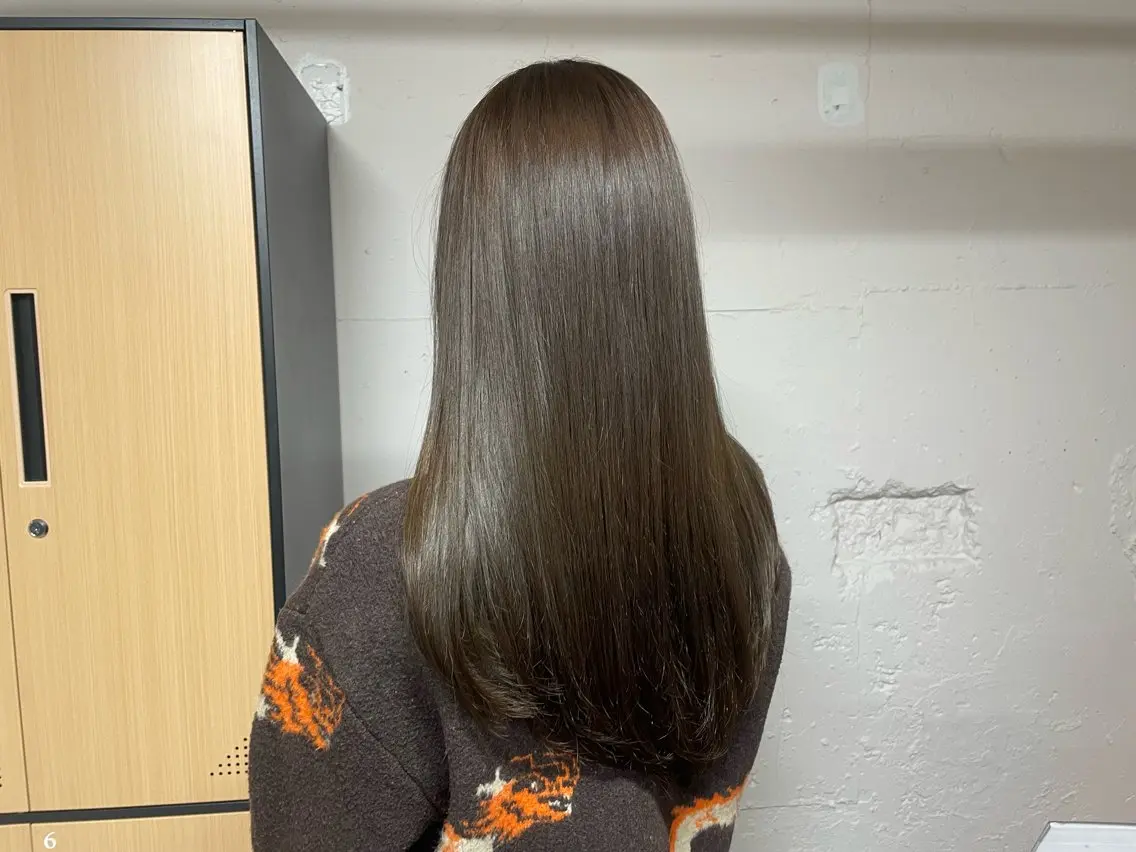 ロング ヘアカラー トリートメント tokute 中野真咲🐺のヘアスタイル