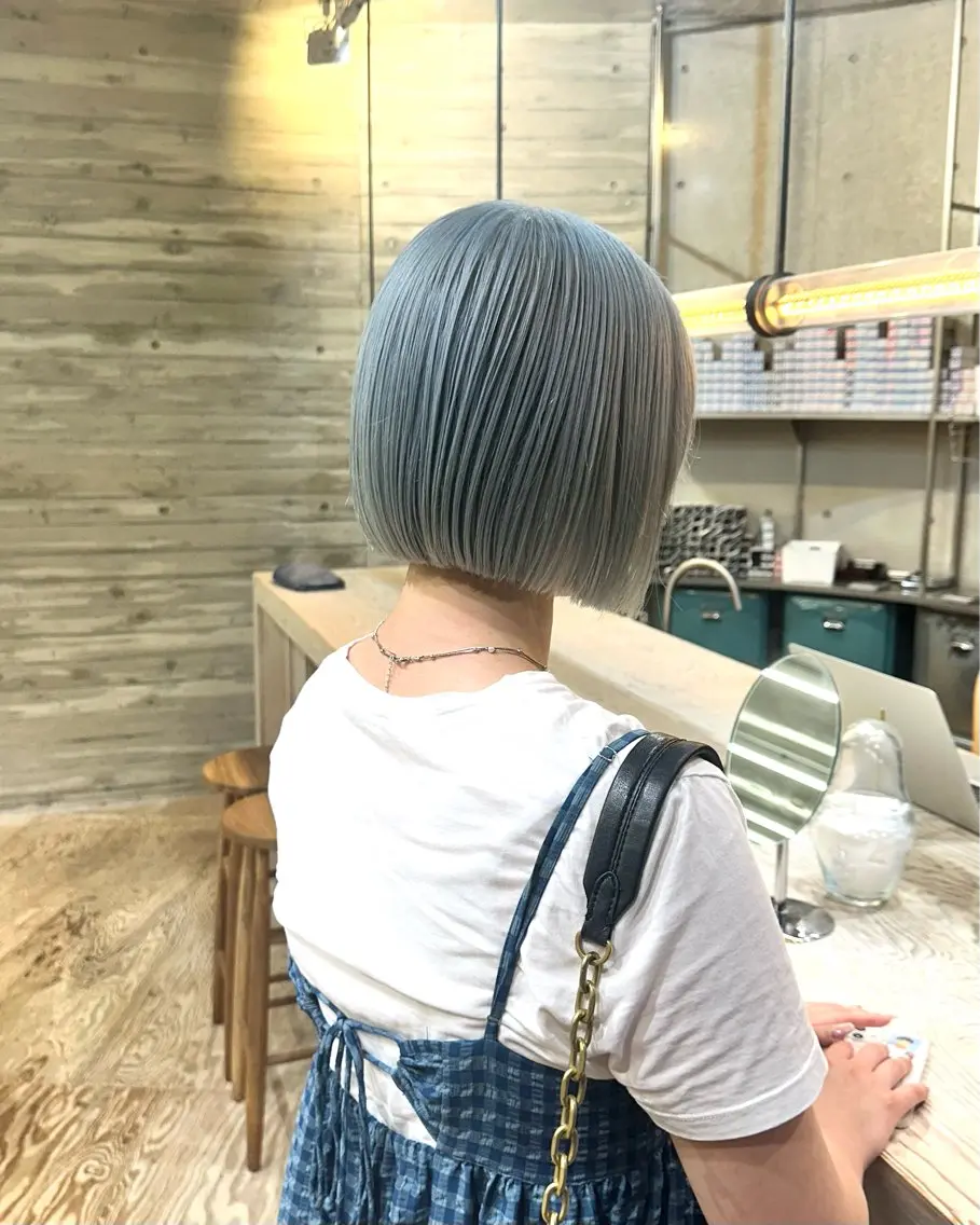 カラー ササキカズマ〻透明感 〻色落ち〻赤み消しのヘアスタイル