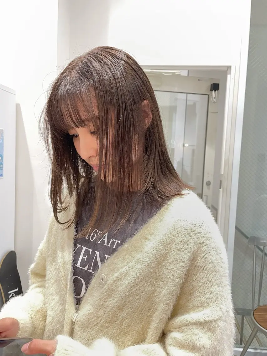 【人気No2！】似合わせカット&透明感カラー&3ステップトリートメント🌿の写真