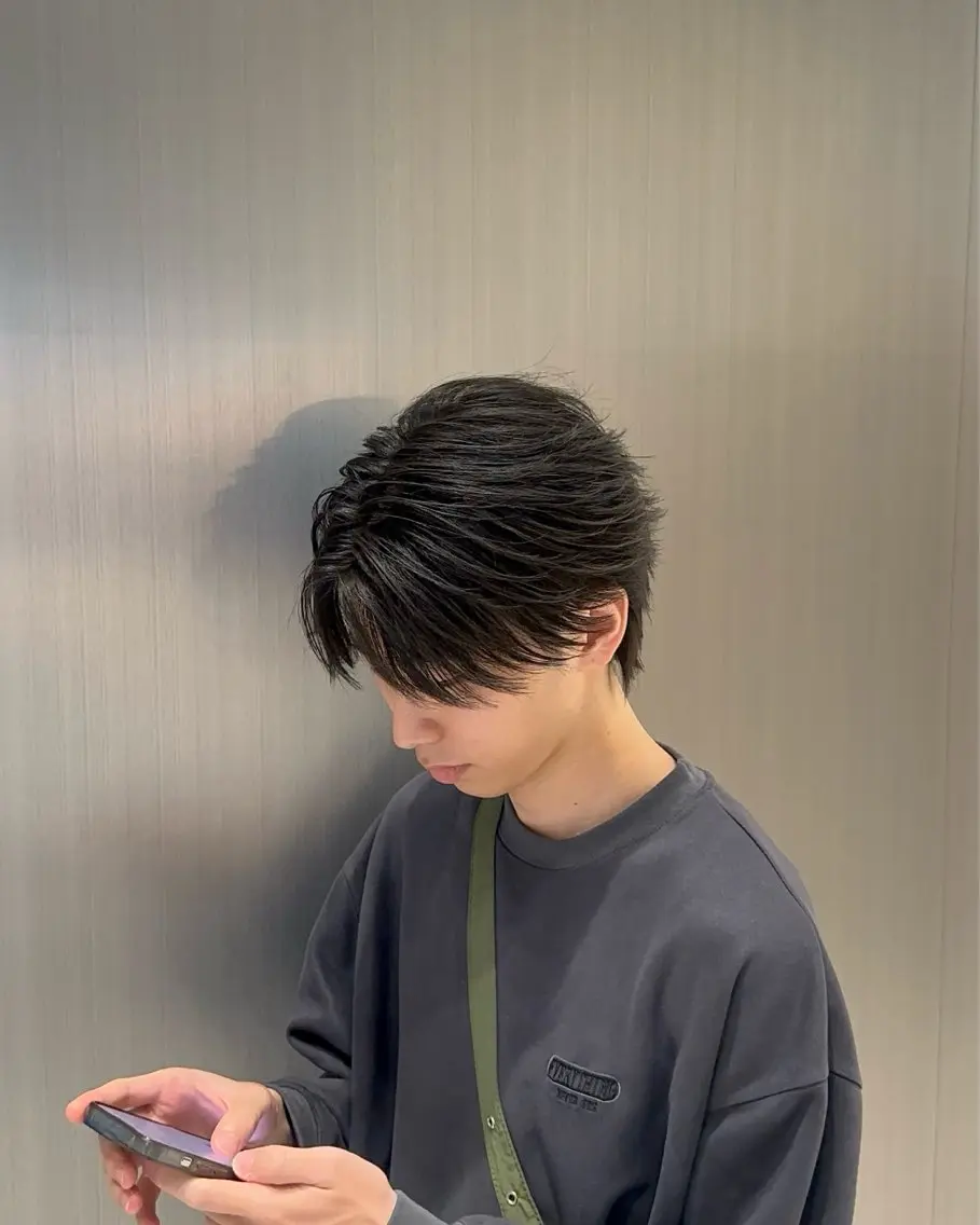 撮影可能な方限定‼️フェザー、センターパート系カット✂️の写真