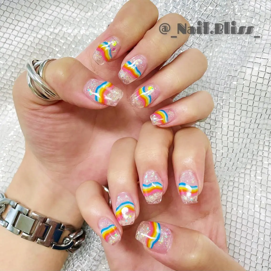 ネイル クリアネイル ハンドネイル NAIL BLISSのネイルデザイン