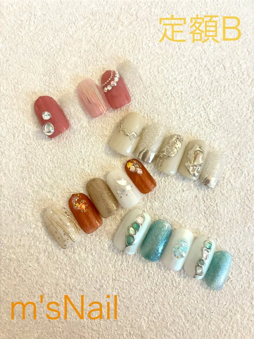 ネイル ジェルネイル パラジェル m'sNail 福岡西区 ネイルのネイルデザイン