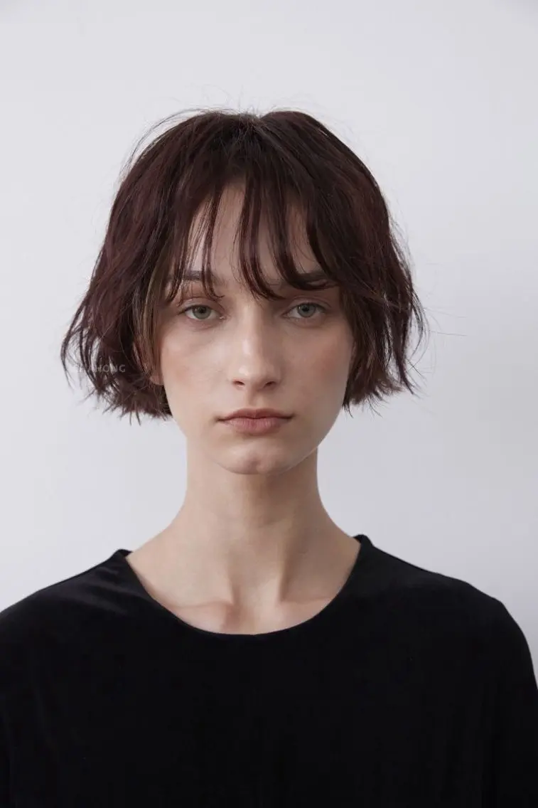 ショート カラー キノシタ ユウナのヘアスタイル