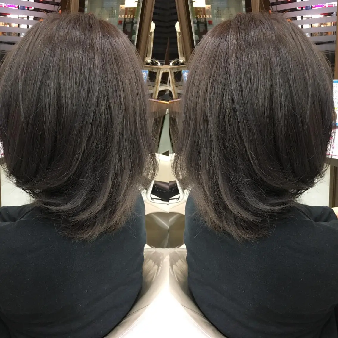 ミディアム カラー 寺内 紳悟のヘアスタイル
