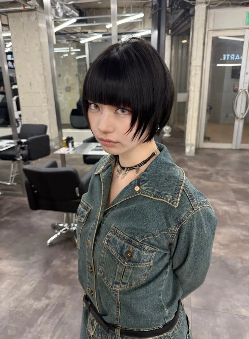 ショート 縮毛矯正 カット RYOTA /GARTE髪質改善のヘアスタイル