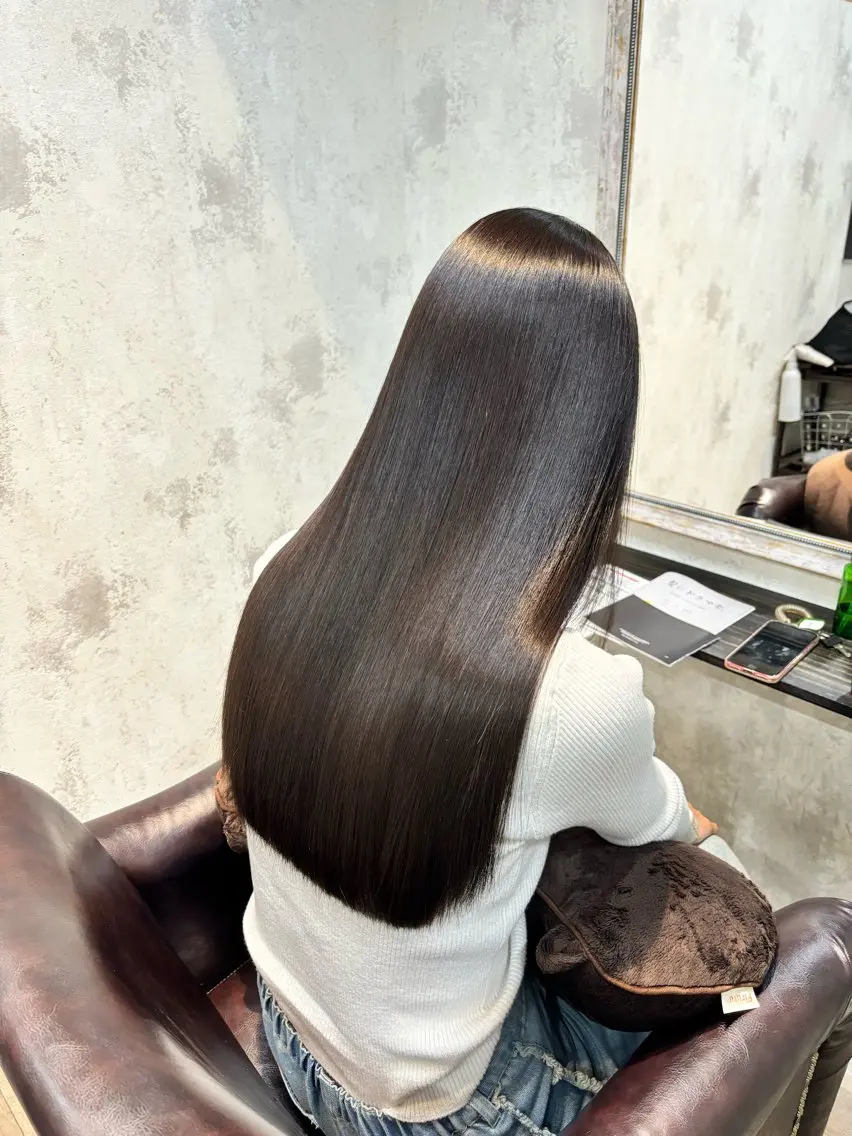 ロング 縮毛矯正 髪質改善🎀カノンのヘアスタイル