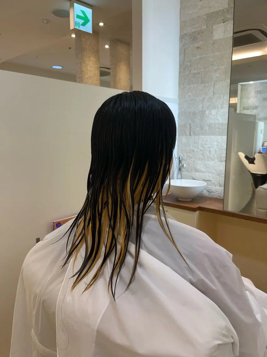 ロング カラー カット ヘアカラー トリートメント 千葉 たかしのヘアスタイル