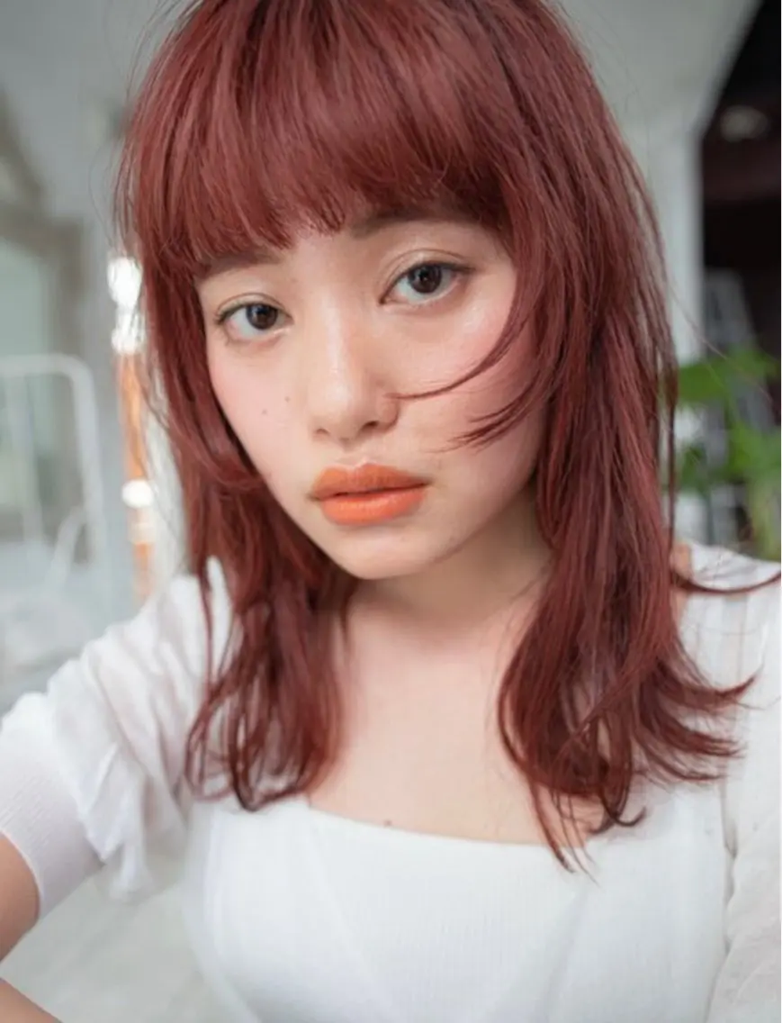 カラー ベージュ/透明感/ 桃子🎀のヘアスタイル