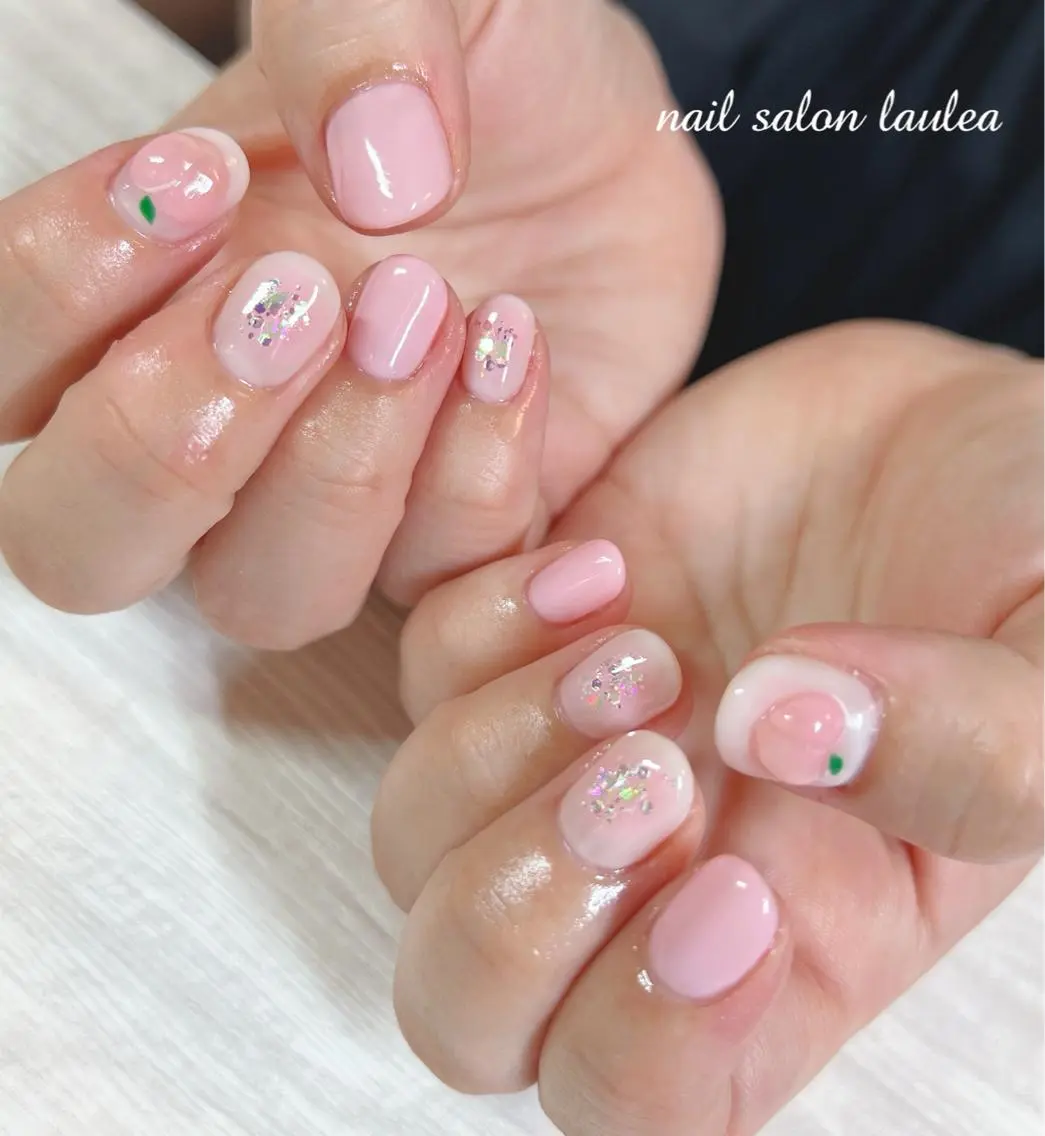 ネイル 韓国ネイル ハンドネイル nail salon Lauleaのネイルデザイン