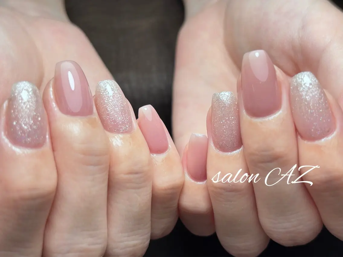 ネイル アートネイル フレンチネイル マグネットネイル ニュアンスネイル オフィスネイル ハンドネイル salon AZのネイルデザイン
