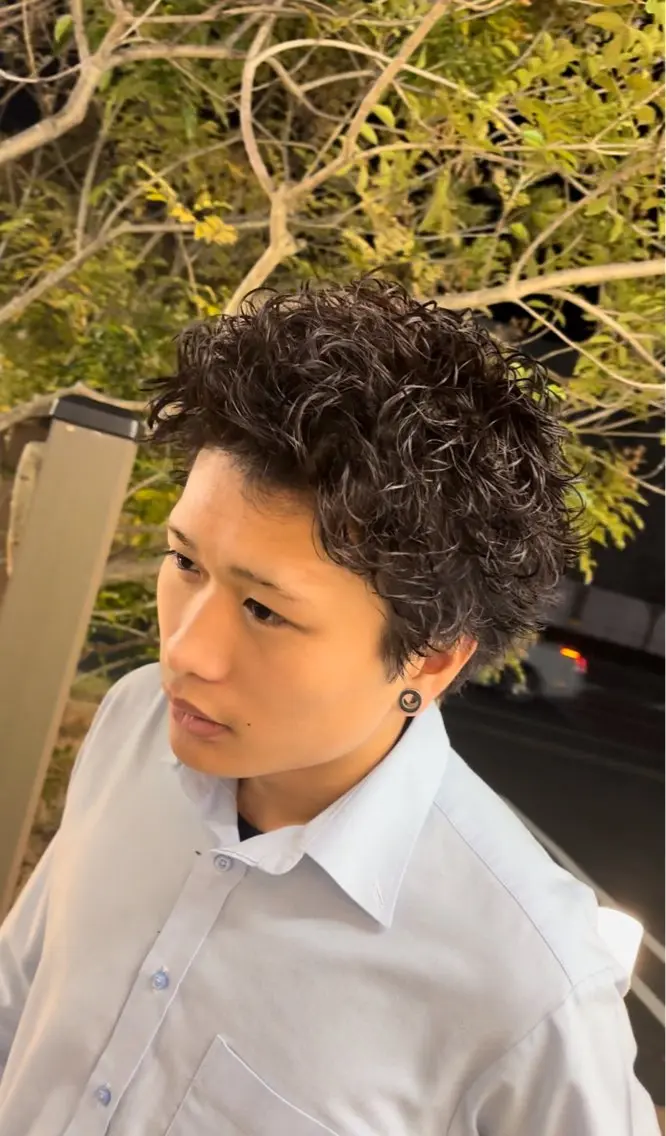 【メンズ限定】カット+スパイキーパーマの写真