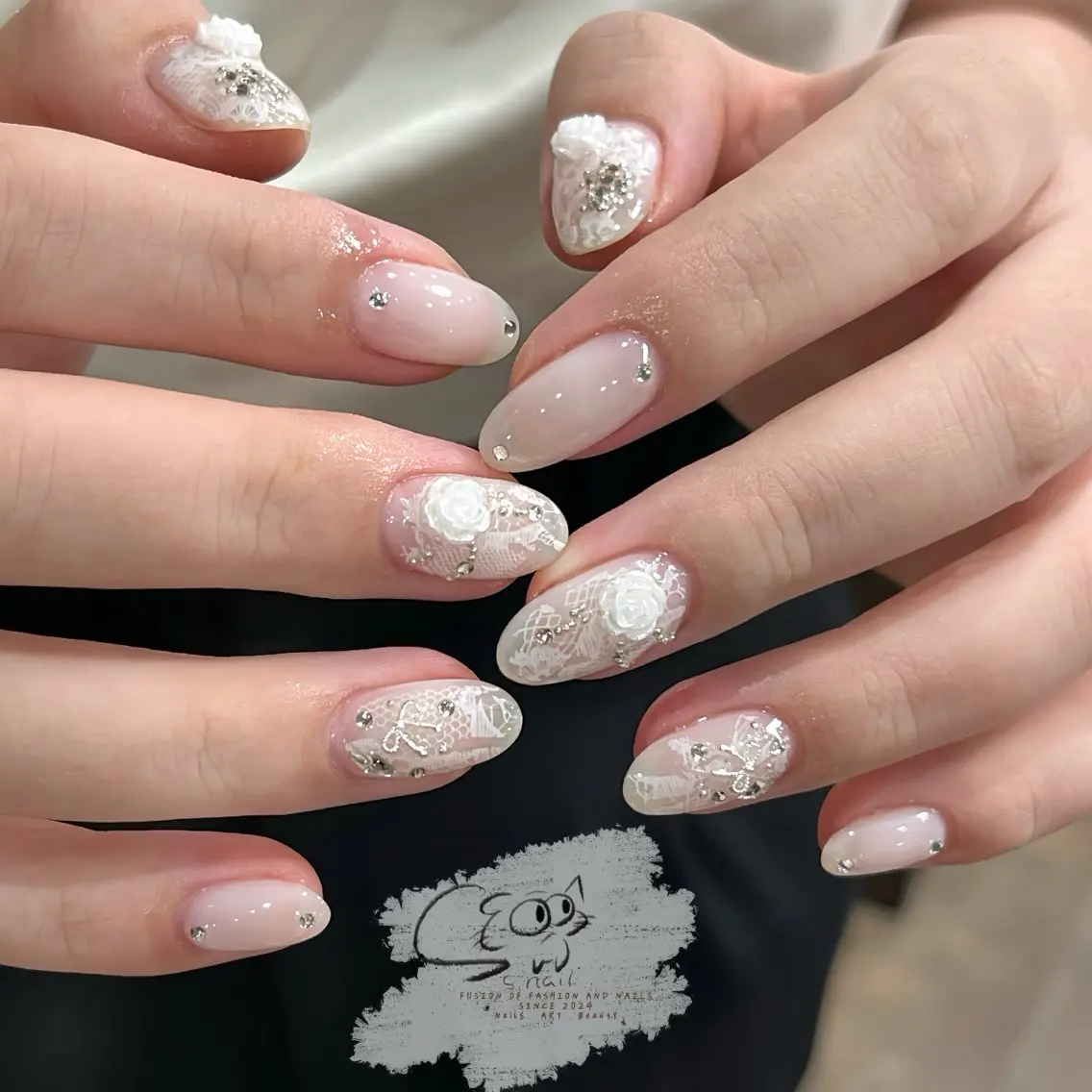 ネイル チークネイル フレンチネイル グラデーション マグネットネイル ワンカラーネイル S.nail _のネイルデザイン