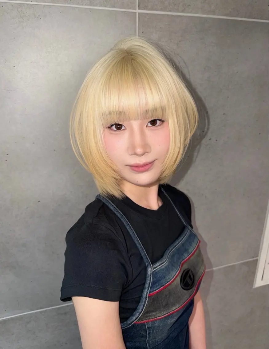 ショート カット ヘアカラー トリートメント ヘアセット Mikoto /透明感/ブリーチのヘアスタイル